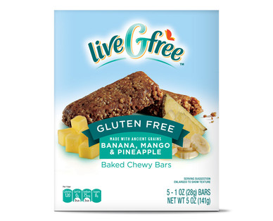 liveGfree Gluten Free Baked Chewy Bars