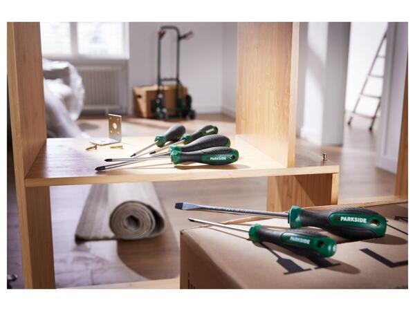 Screwdriver set, 6 pieces