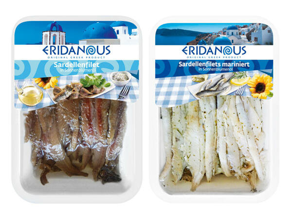 Sardellenfilets in Sonnenblumenöl