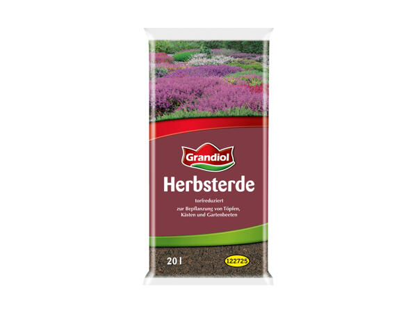 Terreau d'automne sans tourbe