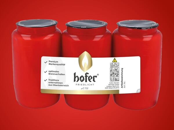 Öl Licht Trio rot