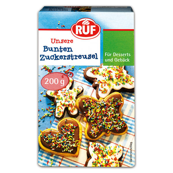 Bunte Zuckerstreusel