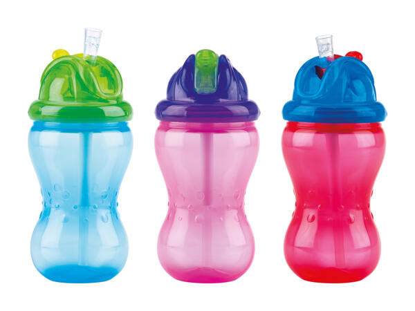 Gobelet anti-goutte avec paille Nûby