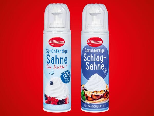Sprühsahne