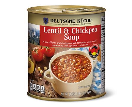 Deutsche Küche Lentil Chickpea or Harvest Potato Soup