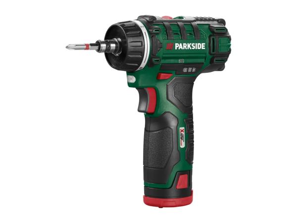 Parkside 12V Cordless Drill Driver Set