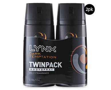 LYNX Body Spray 2x100g
