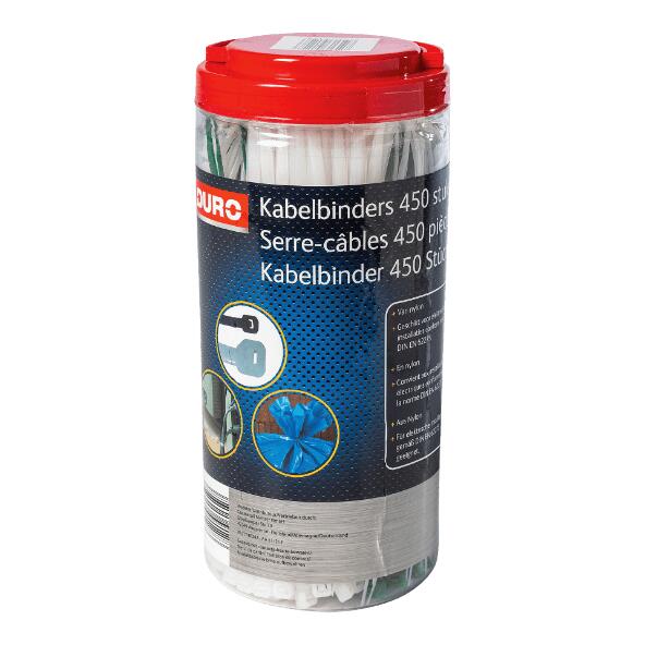 DURO(R) 				Attache-câbles, 450 pcs