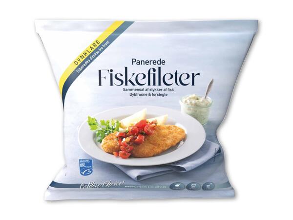 Panerede fiskefileter