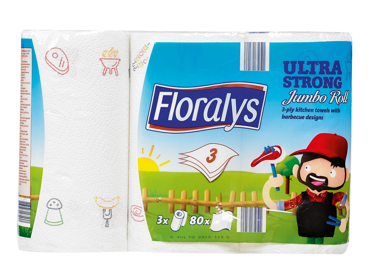 Drielagig keukenpapier