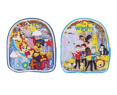 Licensed Mini Activity Backpack or Art Desk Set
