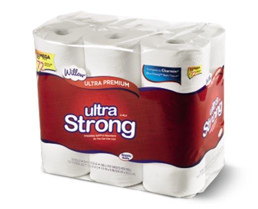 Willow 
 18 Mega Roll Ultra Strong Bath Tissue