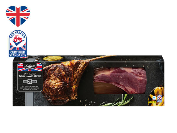 Deluxe Dry-Aged British Beef Tomahawk Steak