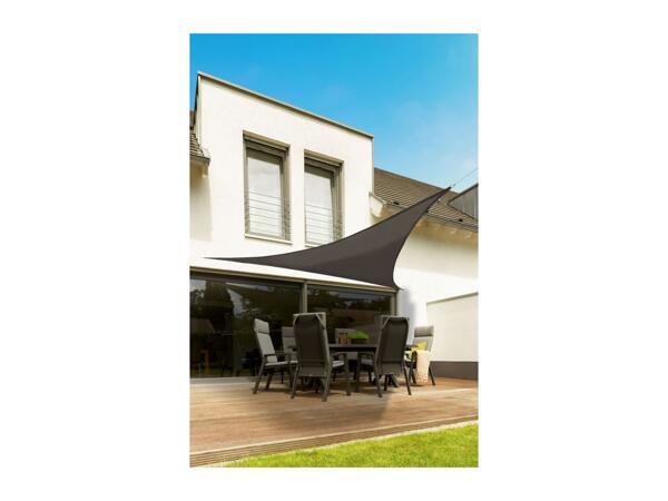 Livarno Home Triangular Sun Shade Sail - Grey