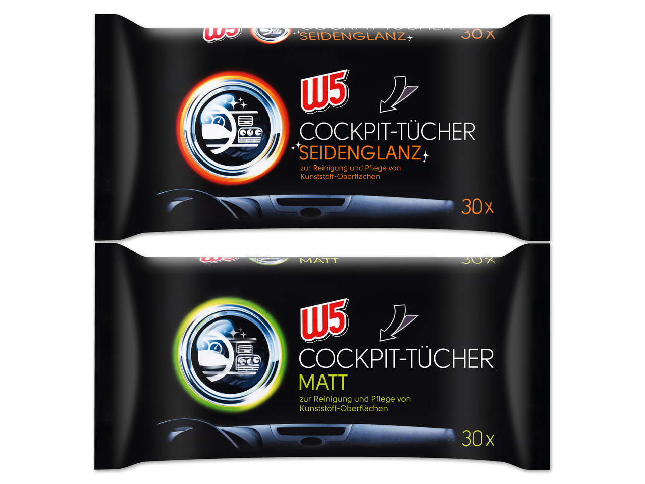 W5 Cockpit-Tücher