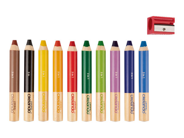 Crelando 3-in-1 Coloured Pencils