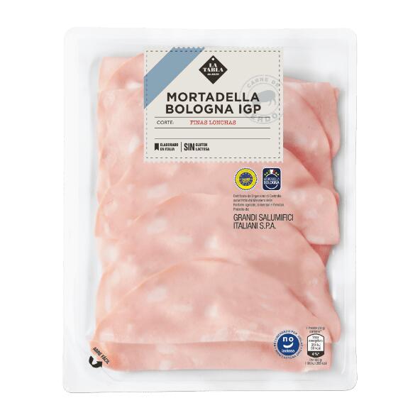 La Tabla de Aldi(R) 				Mortadela de Bolonha IGP