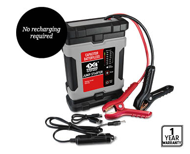 4WD Capacitor Batteryless Jump Starter