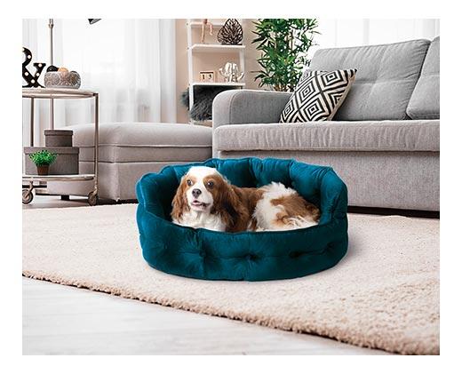 Heart to Tail Velvet Cuddler Pet Bed