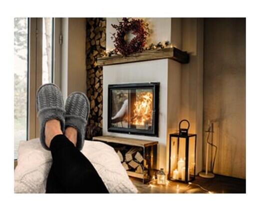 Serra 
 Ladies' Memory Foam Slippers