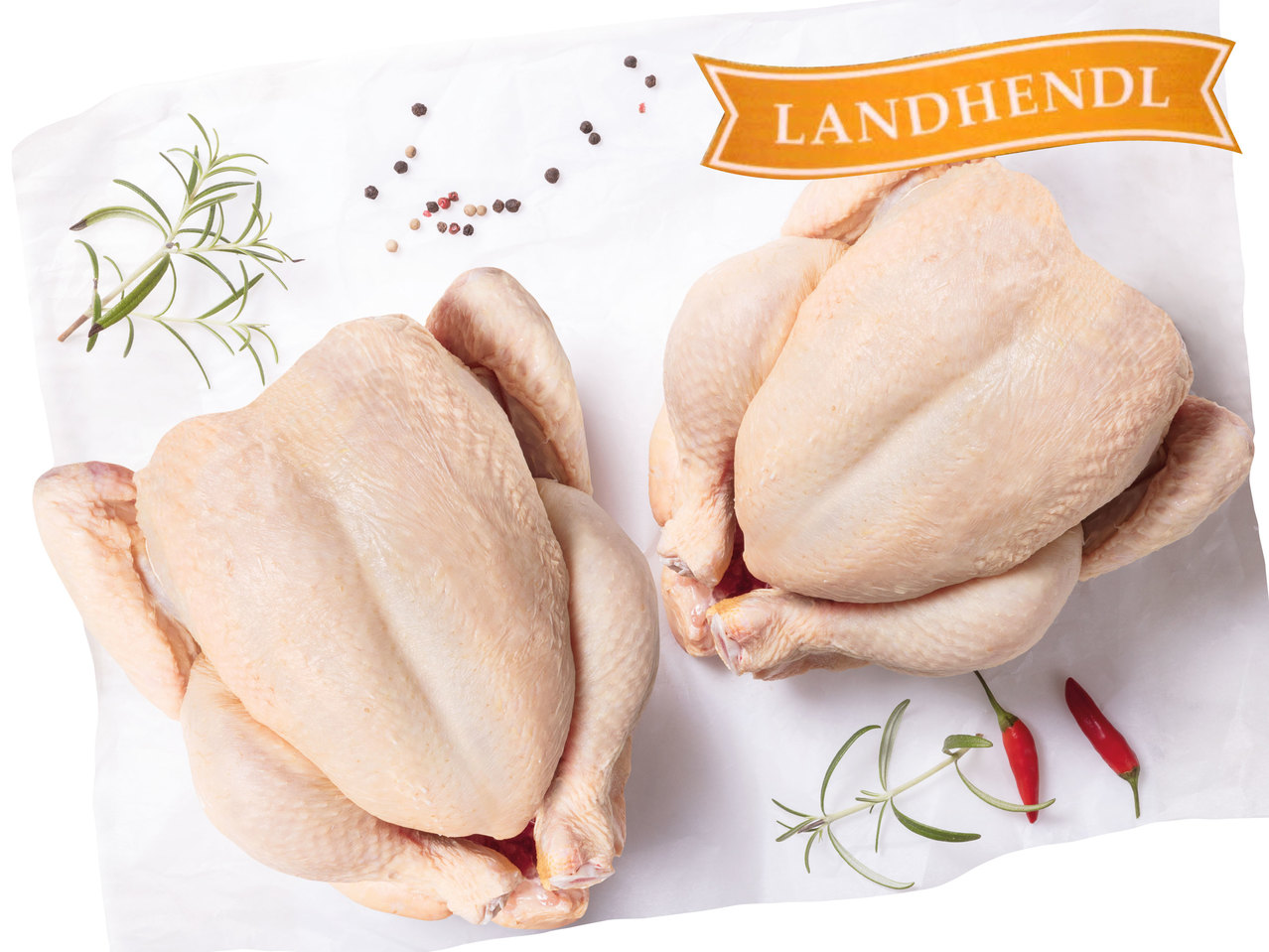 LANDHENDL Frische österreichische Hendl bratfertig, 2er Pack