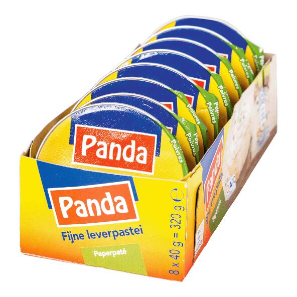 PANDA(R) 				Fijne leverpastei, 8 st.
