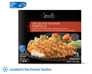 Specially Selected Top Crusted Flounder