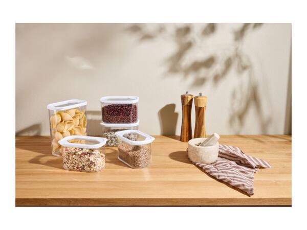 Silvercrest White Food Storage Containers - 5 Pack