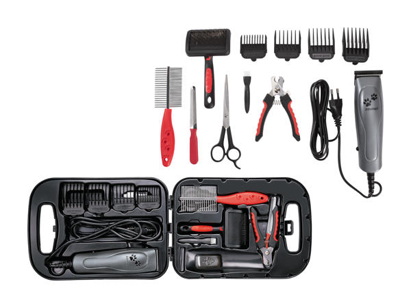 Set de toilettage pour animaux, 13 pièces