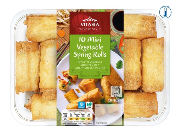 Vitasia 10 Mini Veggie Spring Rolls