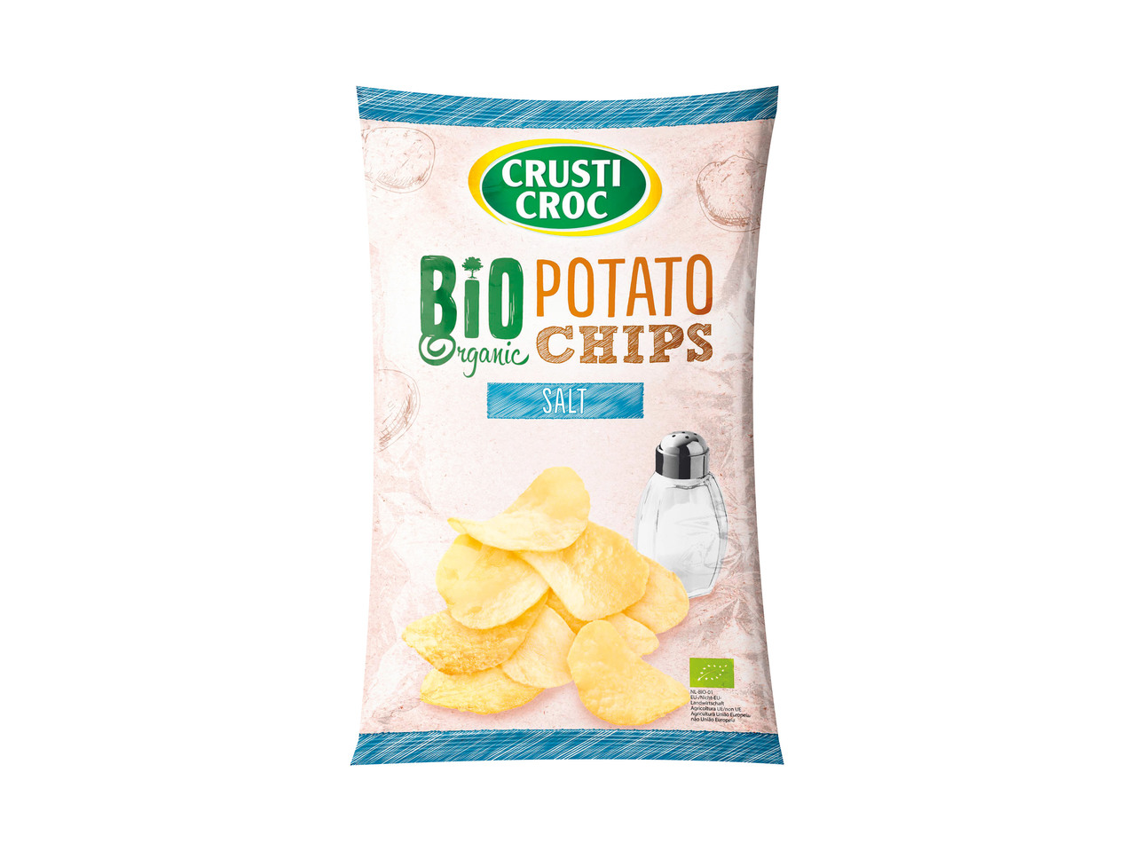 Bio bramborové lupínky