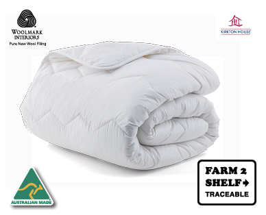 Australian Wool Quilt – Single Size