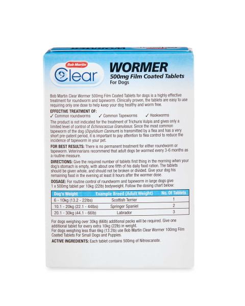 Bob Martin Dog Dewormer