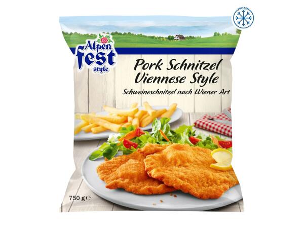 Alpenfest Viennese Style Pork Schnitzel