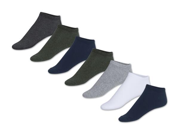 Damen/Herren Sneakersocken, 7 Paar