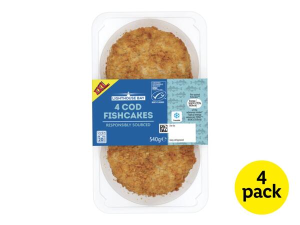 Lighthouse Bay 4 Cod Fishcakes