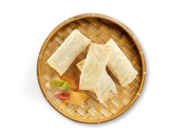 Spring rolls with chicken breast