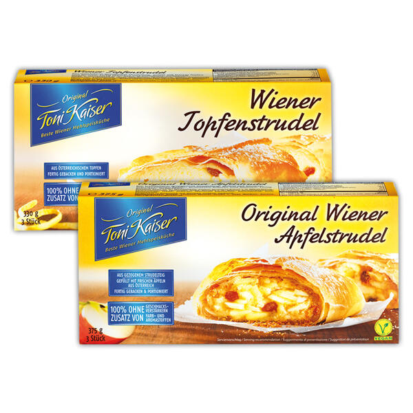 Apfel-/ Topfenstrudel