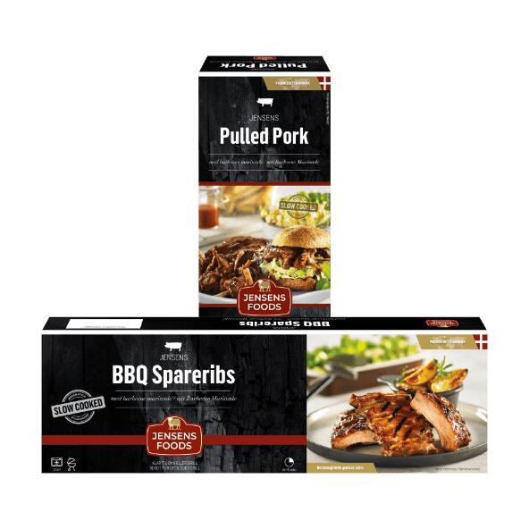 JENSENS BBQ Spareribs eller Pulled Pork
