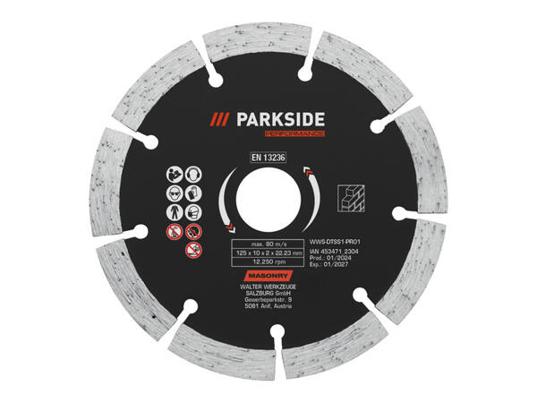 PARKSIDE PERFORMANCE(R) Řezné / Hrubovací kotouče, Ø 125 mm
