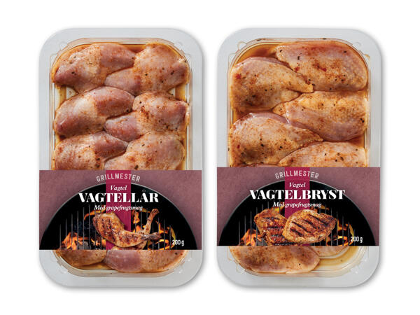 Vagtelbryst eller -lår