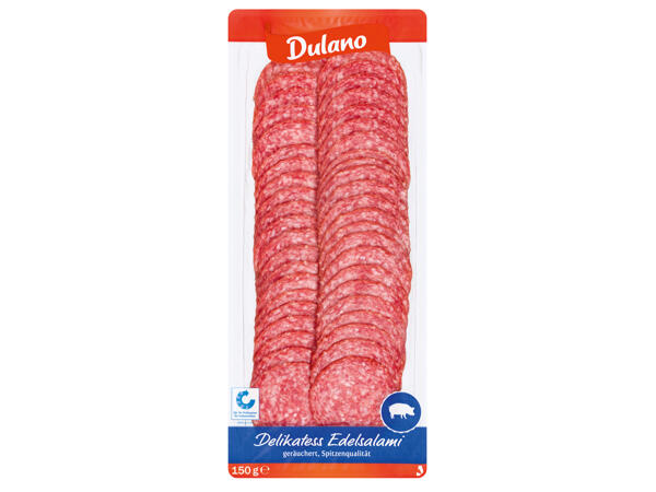 Delikatess Edelsalami geschnitten