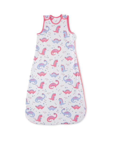 65-80cm Pink Dino Baby Sleeping Bag