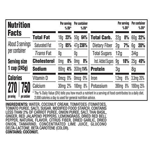 Creamy Thai Coconut Ginger Gourmet Soup, 24 oz