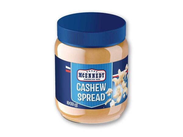 Cashewspread eller peanutbutter