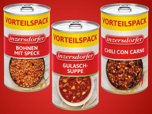 Fertiggerichte oder Suppen