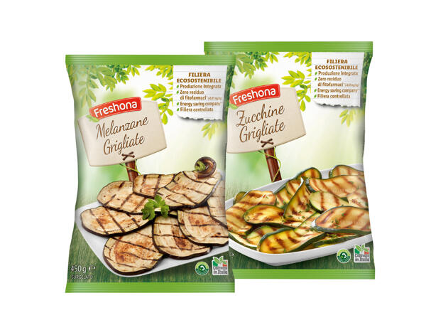 Grilled Aubergine or Courgette