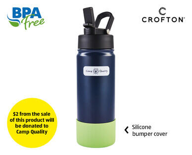 Camp Quality Double-Wall Drink Bottle 500ml
