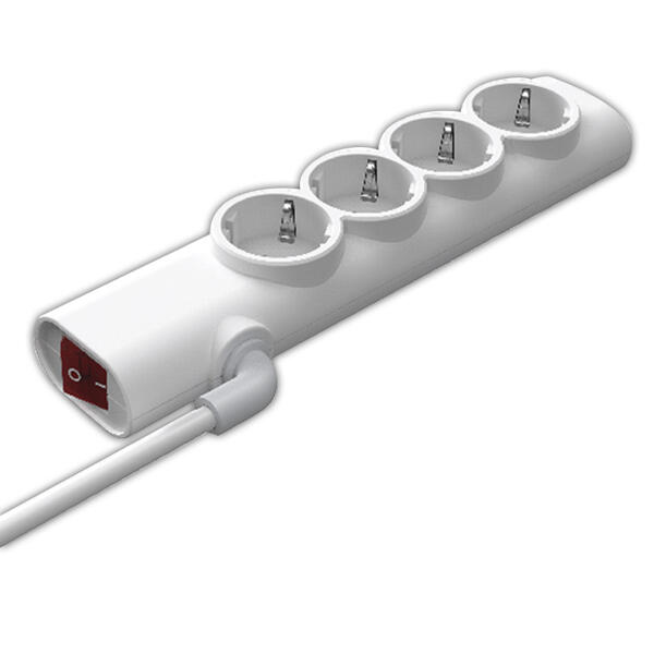 4-fach Tischsteckdose