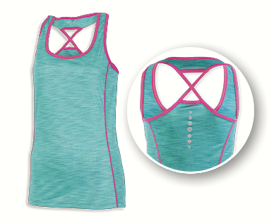 Ladies Fitness Tee or Singlet